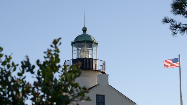The historic lighthouse at Cabrillo National Monument in Point Loma | Video