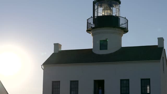 The historic lighthouse at Cabrillo National Monument in Point Loma | Video – 4