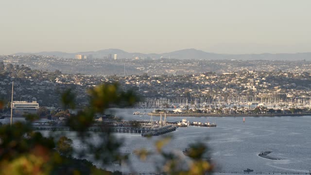 A view of Point Loma and San Diego Bay from Cabrillo National Monument | Video