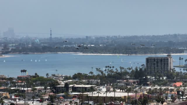 Pacific Beach overlooking Mission Bay | Drone Video – 2