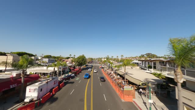 Flying over South Coast Highway 101 in Encinitas | FPV Drone Video – 1