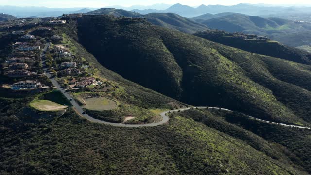 Flying over the Cielo community in Rancho Santa Fe | Drone Video – 1