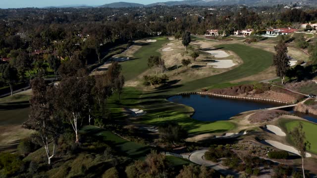 The Farms Golf Club and Country Club on a sunny afternoon in Rancho Santa Fe | Drone Video – 2