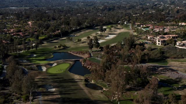The Farms Golf Club and Country Club on a sunny afternoon in Rancho Santa Fe | Drone Video – 14
