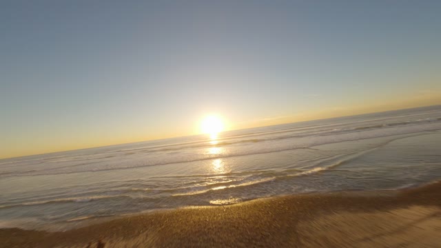 Flying over Moonlight Beach in Encinitas during Sunset | FPV Drone Video – 7