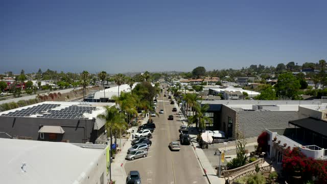 Cedros Avenue Design District in Solana Beach | Drone Video