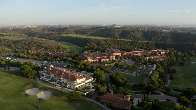 Aerial footage of the Farimont Grand Del Mar Resort and Golf Course in Carmel Valley | Drone Video – 2