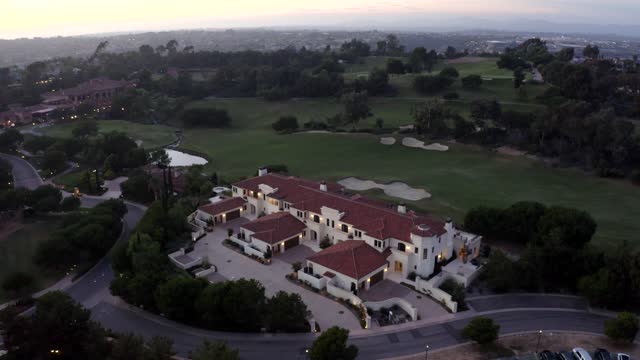 Aerial footage of the Farimont Grand Del Mar Resort and Golf Course in Carmel Valley | Drone Video – 4