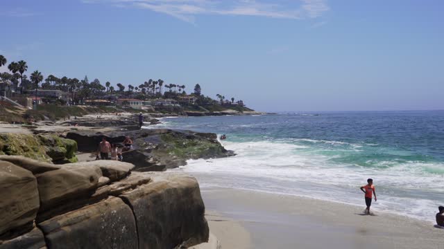 Windansea Beach In La Jolla California on a sunny day | Video – 7