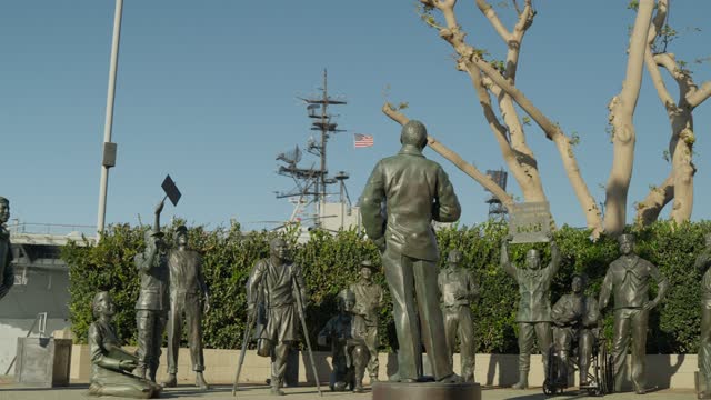 USS Midway Museum Aircraft Carrier at Navy Pier Embarcadero Downtown San Diego | Video – 12