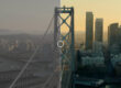Photo of a before and after application of a Spearhead Creators Store LUTs of the Golden Gate Bridge.