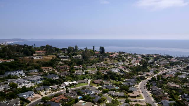 Flying over the Muirlands Neighborhood of La Jolla San Diego | Drone Video
