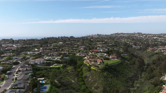 Aerial footage over La Jolla Mesa in La Jolla San Diego | Drone Video – 4
