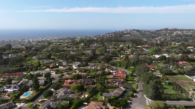 Aerial footage over La Jolla Mesa in La Jolla San Diego | Drone Video – 5