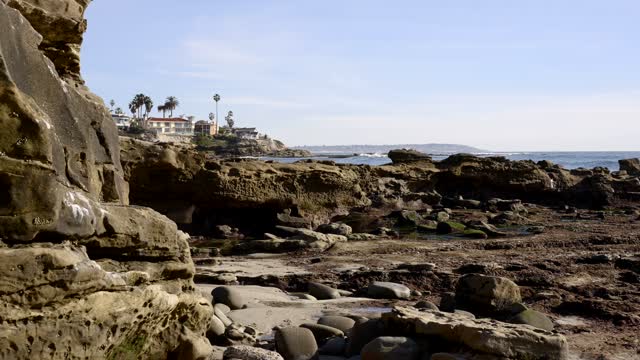 The Beautiful Coastline Beach and tidepools of Lower Hermosa and Bird Rock in La Jolla | Video – 4