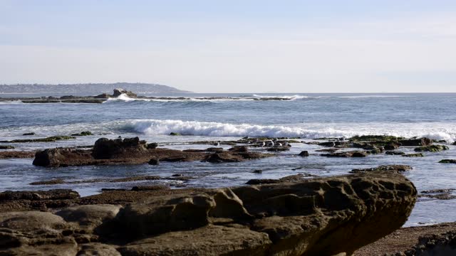 The Beautiful Coastline Beach and tidepools of Lower Hermosa and Bird Rock in La Jolla | Video – 6