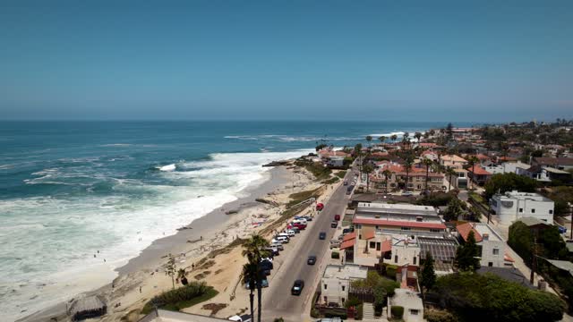 A bright and sunny day at Windansea Beach in La Jolla | Drone Video – 3
