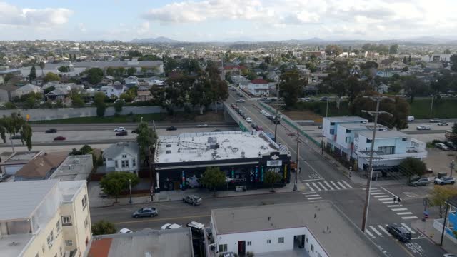 Aerial Drone footage of the Barrio Logan Neighborhood in San Diego | Drone Video – 4