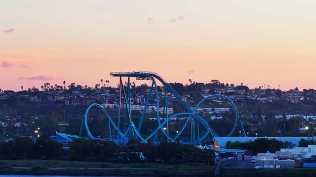 Aerial footage of Seaworld Theme Park in Mission Bay San Diego | Drone Video – 3