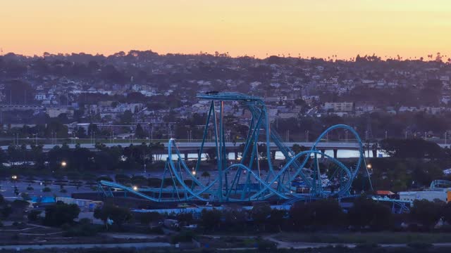 Aerial footage of Seaworld Theme Park in Mission Bay San Diego | Drone Video – 6