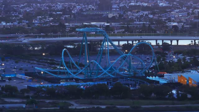 Aerial footage of Seaworld Theme Park in Mission Bay San Diego | Drone Video – 5
